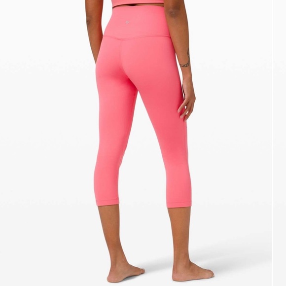 Lululemon Align High Rise Crop Pant Leggings Guava Pink Nwt 8 - Picture 2 of 9